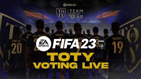 FIFA 23 Ultimate TOTY voting now live as release。